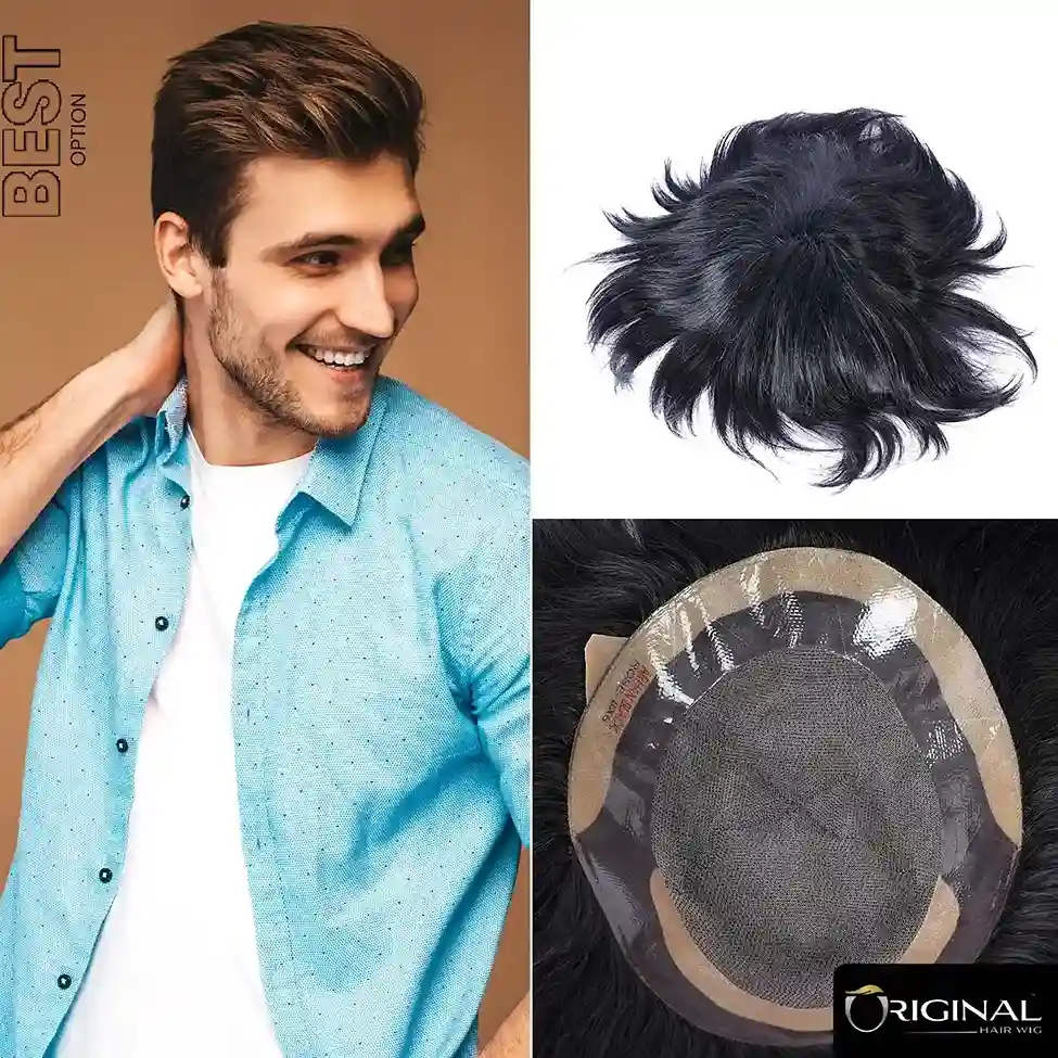 Mono 3.0 Hair Patch for Men – 100% Human Hair Natural Look